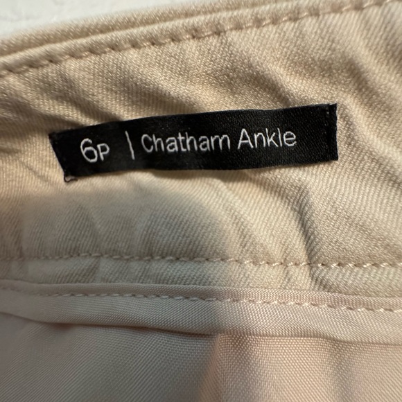 Talbots Khaki Chatham ankle pants. Size 6P - Picture 5 of 8